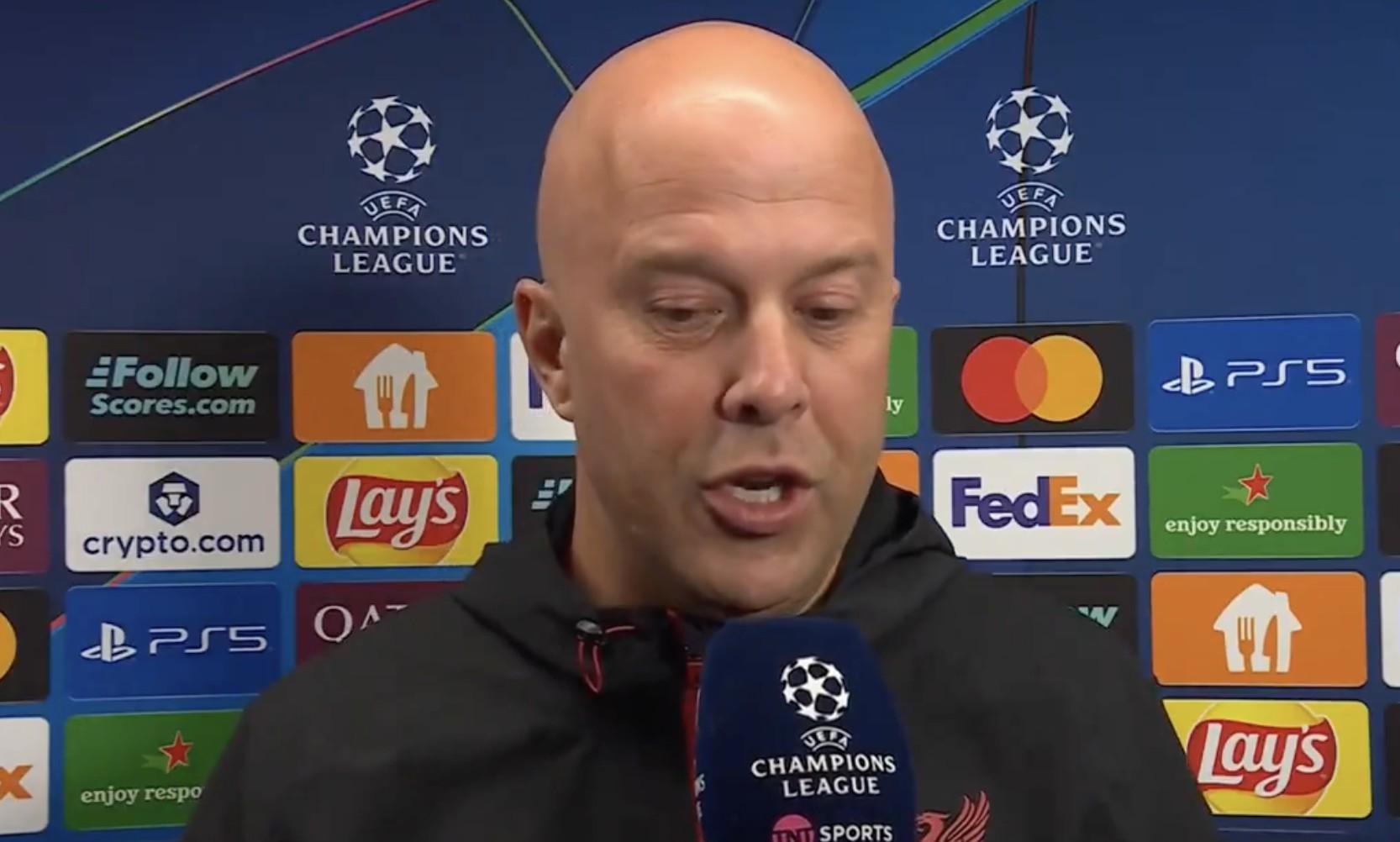 星空体育-斯洛特：我从不会怀疑我的球员，我知道他们已付出了全部努力